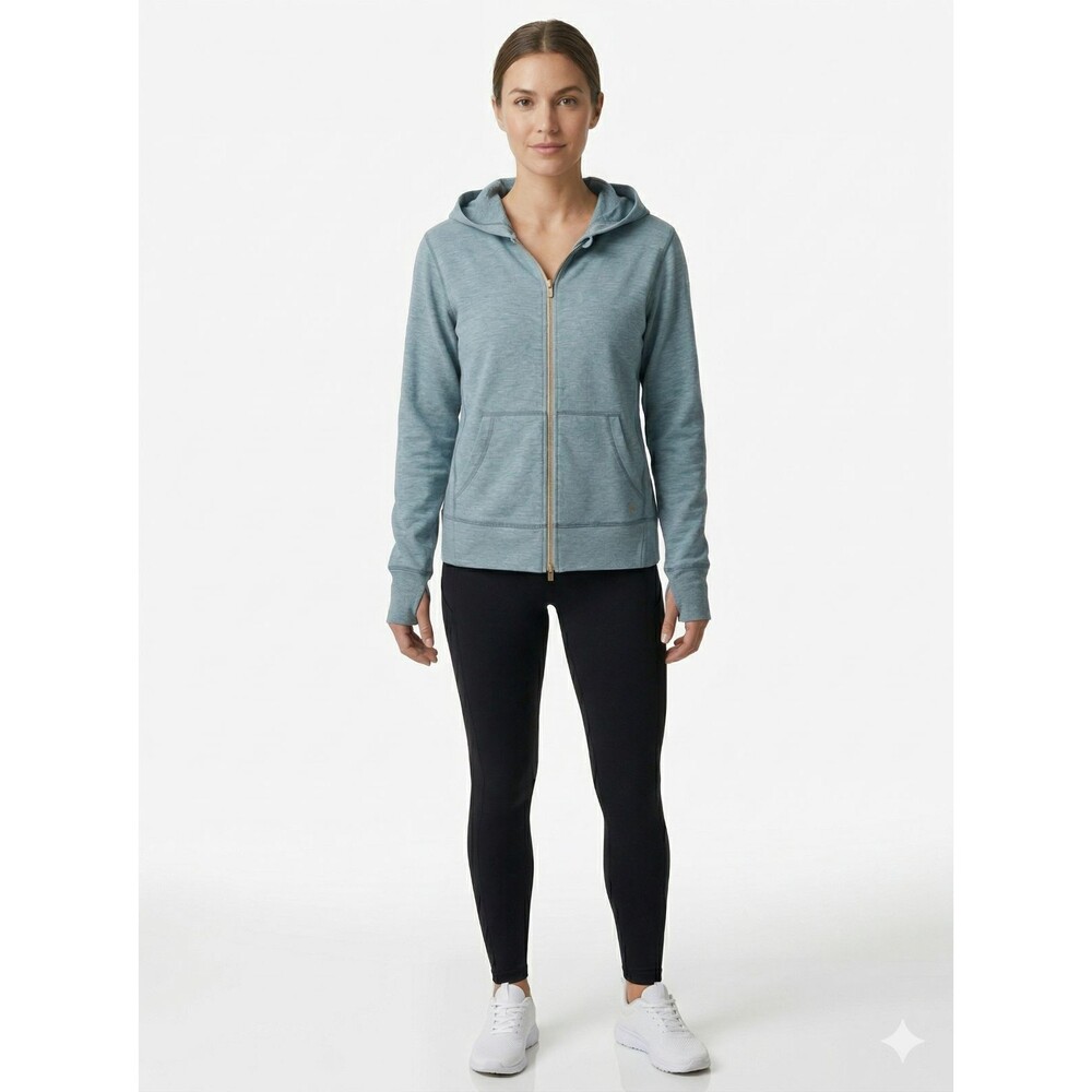 Rhone DreamGlow Full Zip Hoodie Women's Medium Blue Hue